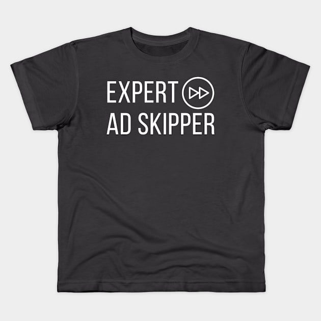 Expert Ad Skipper Funny Podcast Shirt Kids T-Shirt by Cotton & Spritz